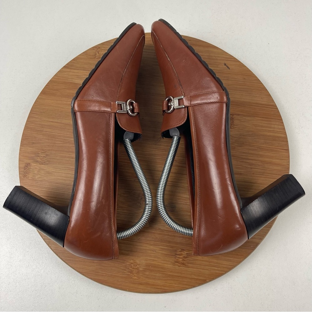 Coach Deborah Baby Calf Heel Shoes - Picture 7 of 10